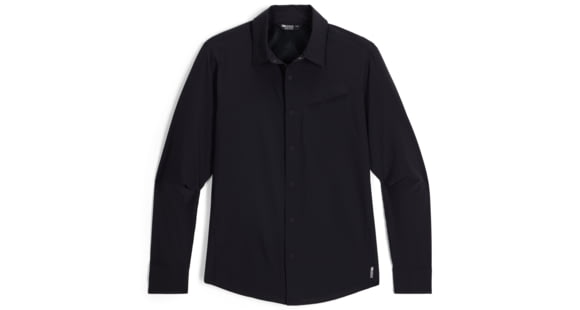 Outdoor Research Astroman Long Sleeve Sun Shirt - Men's, Black, Medium, 2822790001007