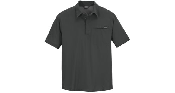 Outdoor Research Astroman Short-Sleeve Sun Polo - Men's-Charcoal-Small, 365260