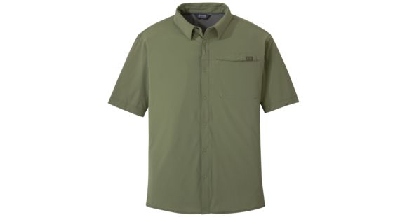 Outdoor Research Astroman Short Sleeve Sun Shirt, Men's, Moss, XXL, 242849-moss-XXL