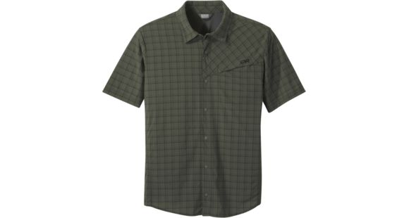 Outdoor Research Astroman Short Sleeve Sun Shirt - Men's, Ivy, Medium, 2744131777007