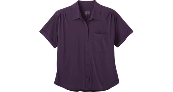 Outdoor Research Astroman Short Sleeve Sun Shirt - Women's, Blackberry, Medium, 2799790325007