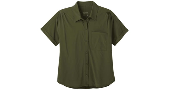Outdoor Research Astroman Short Sleeve Sun Shirt - Women's, Loden, Large, 2799791943008