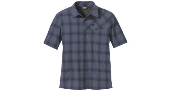 Outdoor Research Astroman Sort Sleeve Sun Shirt - Men's, Steel Blue, 2XL, 2692241421010