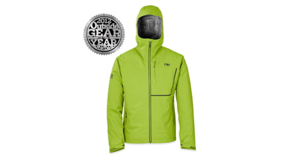 Outdoor Research Axiom Jacket - Men's-Lemongrass/Evergreen-X-Large