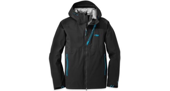 Outdoor Research Axiom Jacket - Men's-Black/Hydro-Medium
