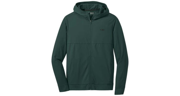 Outdoor Research Baritone Full Zip Hoodie - Men's, Fir, Large, 2775991858008