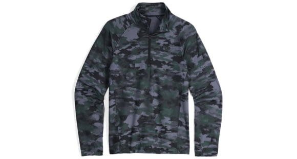 Outdoor Research Baritone Quarter Zip Shirt - Men's, Grove Camo, Large, 3004982532008