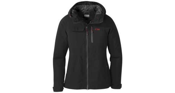 Outdoor Research Blackpowder II Jacket - Women's, Black, Small, 2680960001006