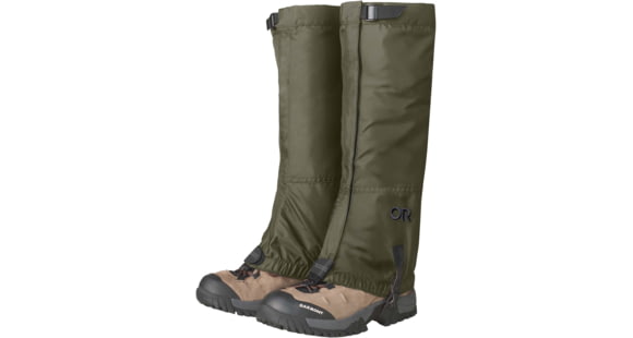 Outdoor Research Bugout Rocky Mountain High Gaiters, Fatigue, Large, 2876960740008