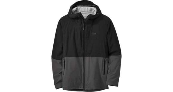 Outdoor Research Carbide Jacket - Men's, Black/Storm, Medium, 2775631344007