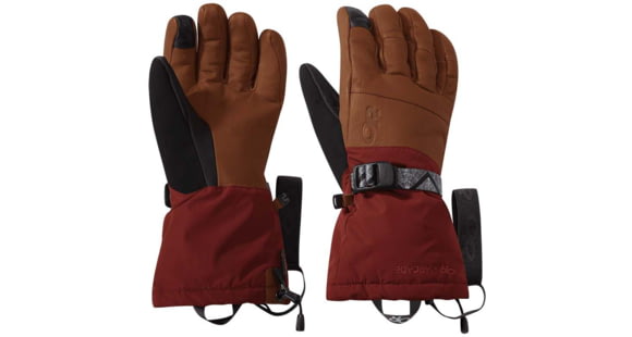 Outdoor Research Carbide Sensor Gloves - Men's, Madder/Saddle, Extra Large, 2776261933009