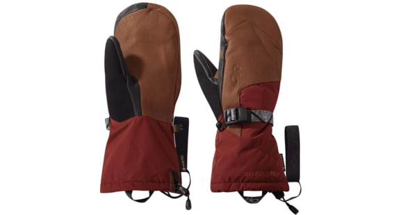Outdoor Research Carbide Sensor Mitts, Madder/Saddle, Medium, 2776281933007