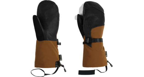 Outdoor Research Carbide Sensor Mitts, Saddle/Black, Medium, 2776281654007