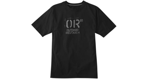 Outdoor Research Cargo Short Sleeve Tee - Men's-Black-Large, 365508