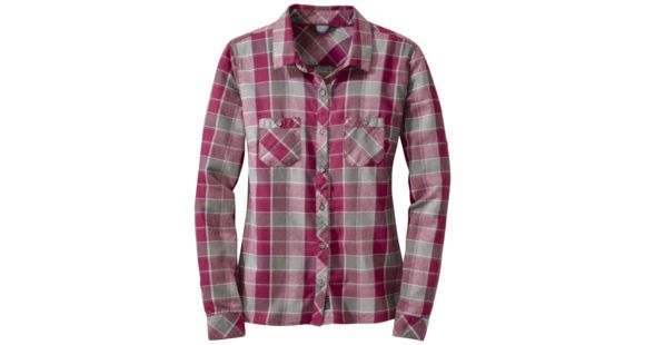 Outdoor Research Ceres Long-Sleeve Shirt - Women's-Raspberry/Pewter-Medium