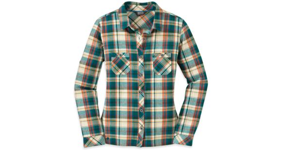 Outdoor Research Ceres Long-Sleeve Shirt - Women's-Typhoon-Medium, 727602426563