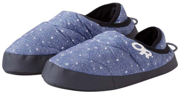 Outdoor Research Warli Sky Tundra Slip-On Aerogel Booties - Women's, Twilight St Pr, Large, 2778251880008