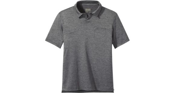 Outdoor Research Chain Reaction Polo - Men's, Black Heather, Extra Large, 2744310012009