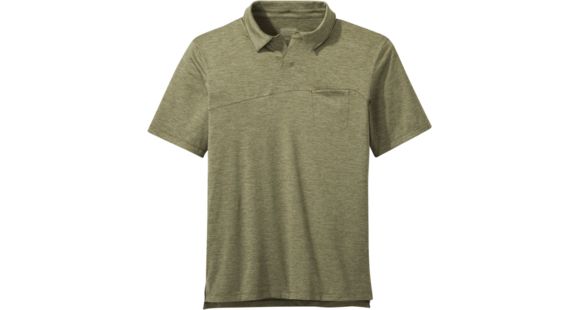 Outdoor Research Chain Reaction Polo - Men's, Fatigue Heather, 2XL, 2744311227010