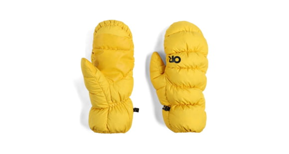 Outdoor Research Coldfront Down Mitts, Saffron, Extra Large, 3000241187009