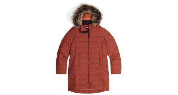 Outdoor Research Coze Faux Fur Parka - Women's, Brick, Medium, 3005880465007