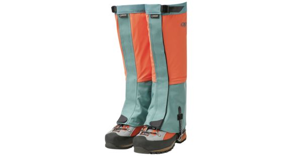Outdoor Research Crocodile Gaiters - Mens, Bahama/Seaglass, Medium, 2431181437007