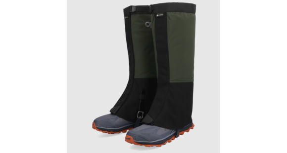 Outdoor Research Crocodile Gaiters - Mens, Verde/Black, Medium, 2431182359007