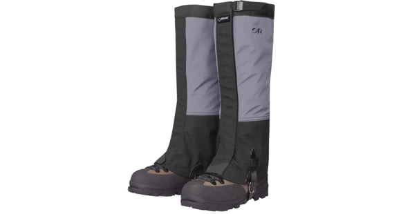 Outdoor Research Crocodile Gaiters - Women's, Moonstone/Black, Medium, 2431122043007