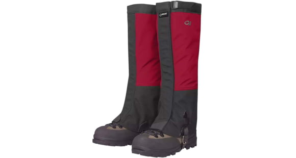 Outdoor Research Crocodiles Gaiters - Men's, Chili/Black, Medium