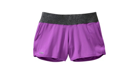 Outdoor Research Delirium Shorts, Women's, Ultraviolet/Black, L, 244090-ultrv/blk-L