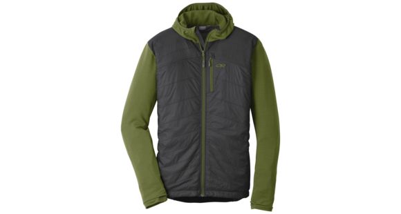 Outdoor Research DeviatHoody - Men's, Seaweed/Storm, Extra Large, 2429051436009