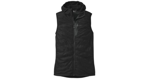 Outdoor Research Deviator Hooded Vest, Men's, Black/Charcoal, S, 253965-black/charcoal-S