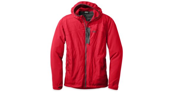 Outdoor Research Deviator Hoody - Men's-Hot Sauce/Charcoal-Small, 266940