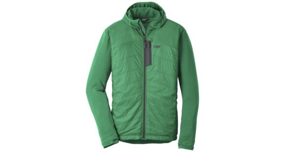 Outdoor Research Deviator Hoody, Men's, Aloe/Charcoal, S, 242905-aloe/charcoal-S