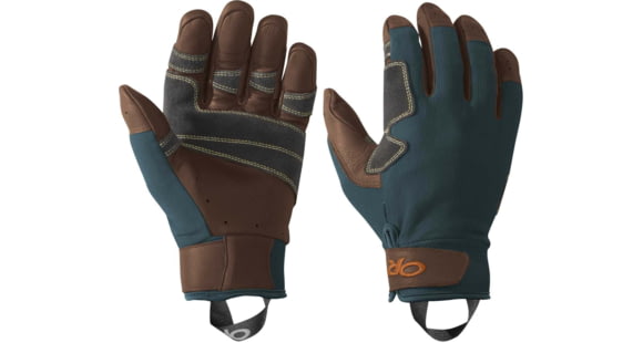 Outdoor Research Direct Route Gloves, Mediterranean/Saddle, Extra Small, 2643621829005
