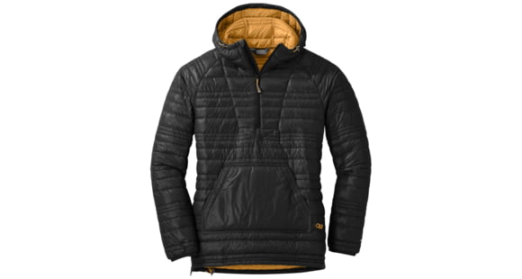 Outdoor Research Down Baja Pullover - Women's, Black/Honey, XL, 2684991341009