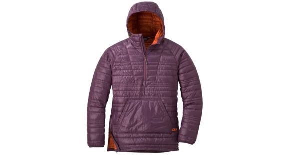Outdoor Research Down Baja Pullover - Women's, Pacific Plum/Burnt Orange, M, 2684991368007