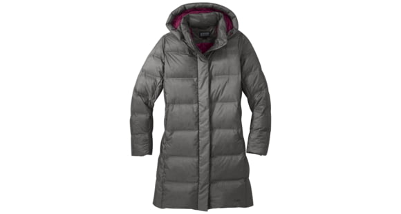 Outdoor Research Down Parka, Pewter/Raspbey, S, 272950-1732007
