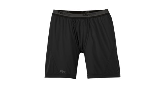 Outdoor Research Echo Boxer Briefs - Mens, Black/Pewter, Small, 244045