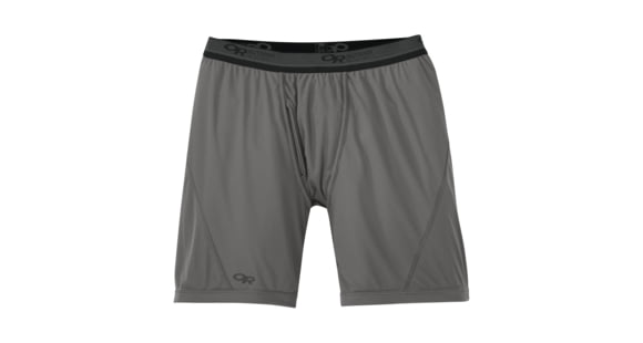 Outdoor Research Echo Boxer Briefs - Mens, Pewter/Charcoal, Extra Small, 244045