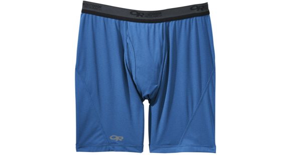 Outdoor Research Echo Boxer Briefs - Mens, Glacier/Baltic, Small, 365241