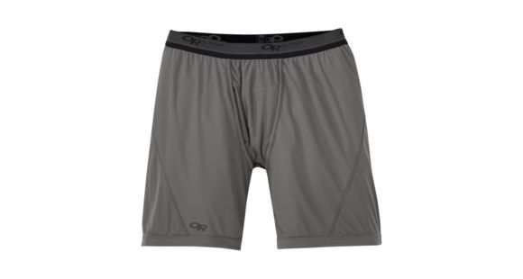 Outdoor Research Echo Boxer Briefs - Mens, Pewter/Charcoal, Large, 2709860045008
