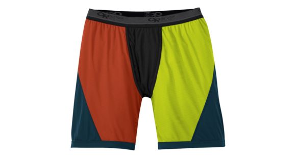 Outdoor Research Echo Boxer Briefs - Mens, Prussian Blue Multi, Medium, 2709861643007