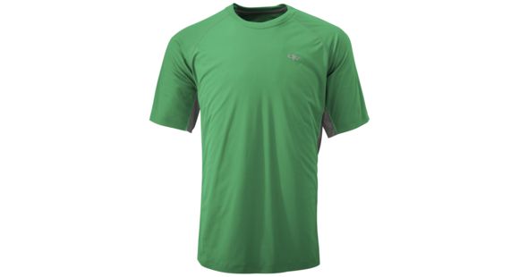 Outdoor Research Echo Duo Tee, Men's, Aloe/Pewter, XL, 242839-aloe/pewter-XL