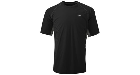 Outdoor Research Echo Duo Tee, Men's, Black/Pewter, M, 242839-black/pewter-M