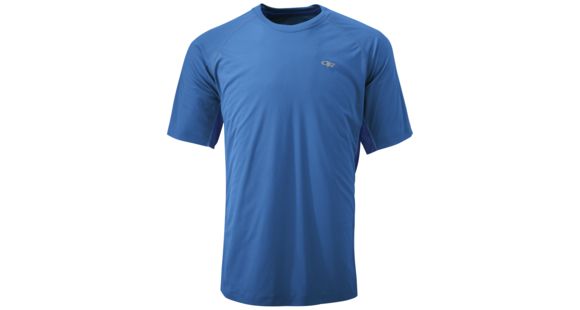 Outdoor Research Echo Duo Tee, Men's, Glacier/Baltic, L, 242839-glacier/baltic-L