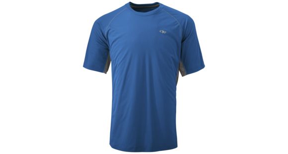 Outdoor Research Echo Duo Tee - Men's, Cobalt/Pewter, Extra Large, 2428391381009