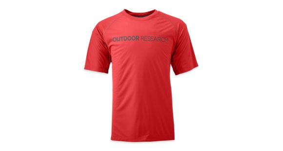 Outdoor Research Echo Graphic Tee, T-Shirt - Men's, Hot Sauce/Charcoal, Small, 244044-0136006