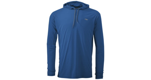 Outdoor Research Echo Hoody - Men's, Cobalt/Pewter, Small, 2440431381006