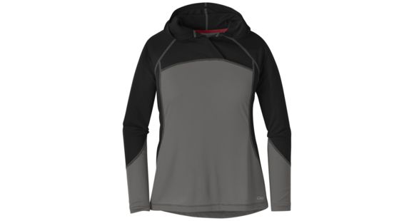 Outdoor Research Echo Hoody - Women's, Pewter/Black, Small, 2681370044006